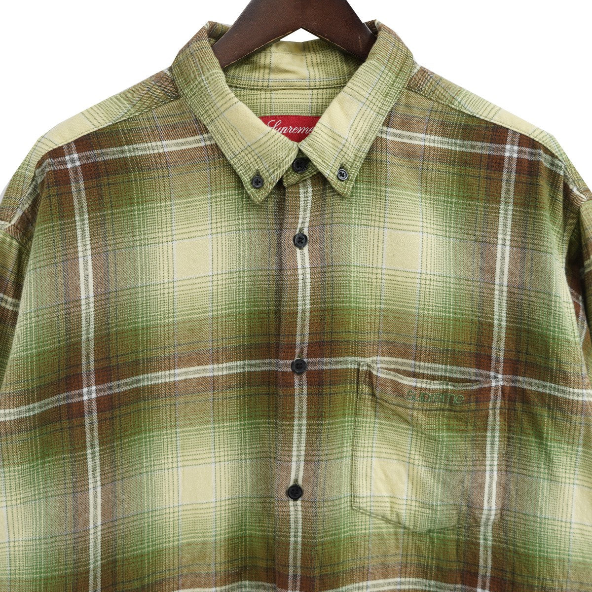 23SS Shadow Plaid Flannel Shirtロゴ シャドー  シャドウ チェック フランネル シャツ ネルシャツ