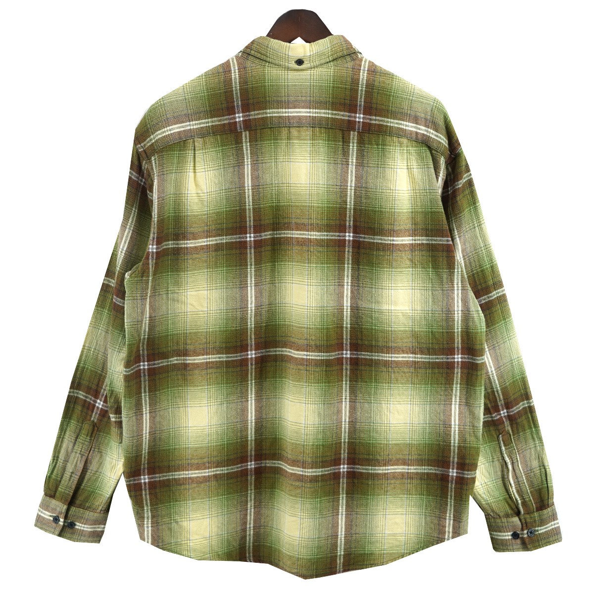 23SS Shadow Plaid Flannel Shirtロゴ シャドー  シャドウ チェック フランネル シャツ ネルシャツ