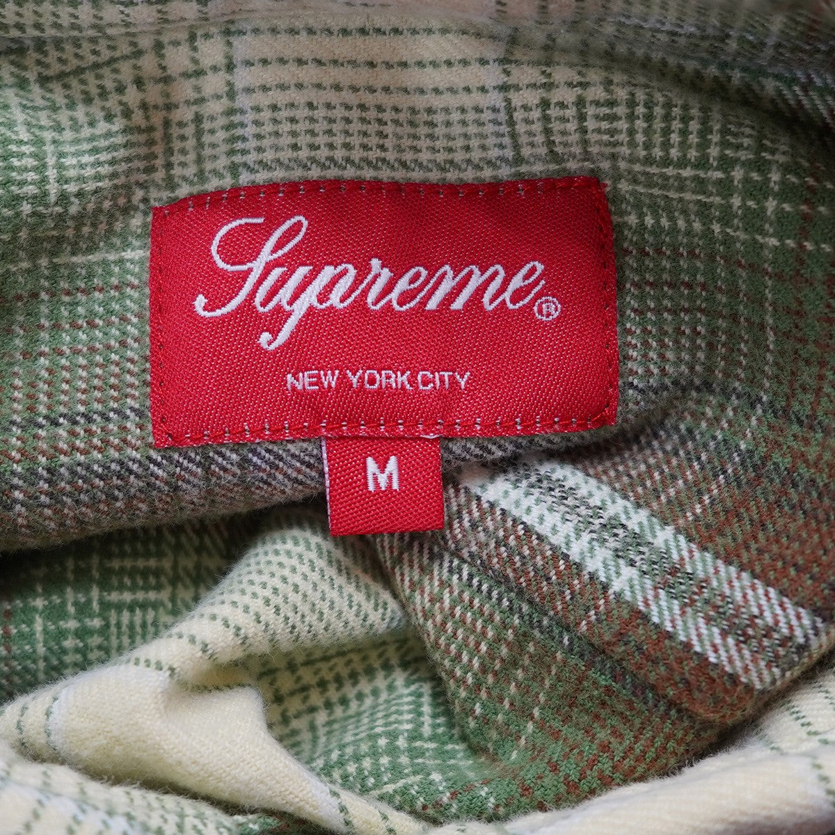 23SS Shadow Plaid Flannel Shirtロゴ シャドー  シャドウ チェック フランネル シャツ ネルシャツ