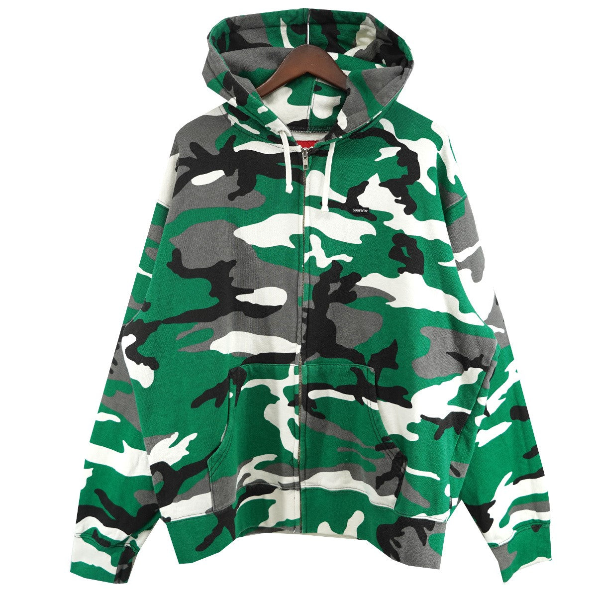 25AW Small Box Zip Up Hooded Sweatshirtスモール ボックス ロゴ ジップ アップ フード スウェットシャツ パーカー