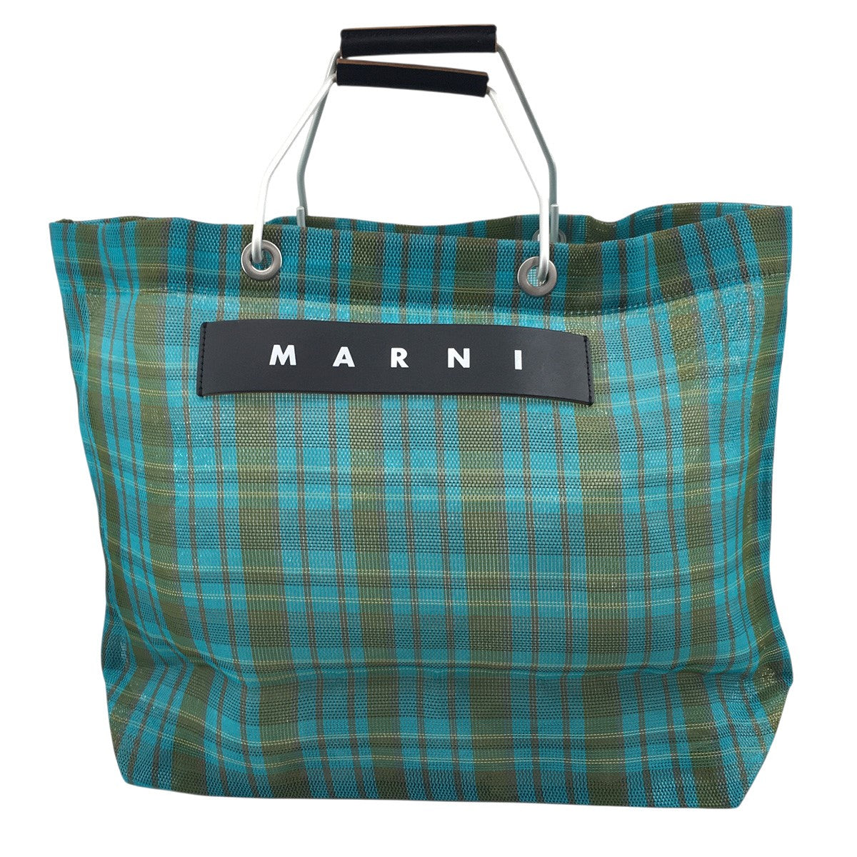 MARNI マルニ フラワーカフェ ストライプ トート *バッグ 限定 富岡