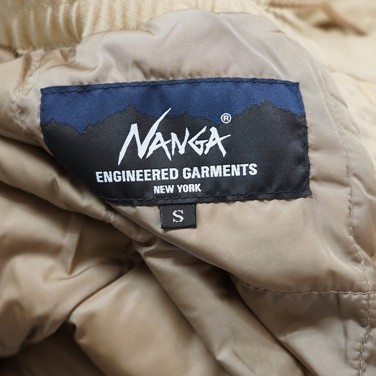 Engineered Garments×NANGA 23AW Airborne Down Pant - Beige - Flame
