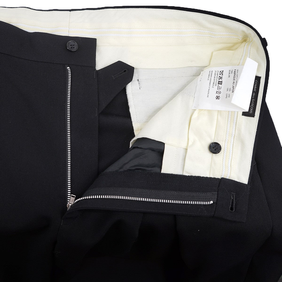 COMME des GARCONS HOMME PLUS 25AW ウールギャバボックスプリーツパンツ タック スラックス 古着・中古-5枚目のアイテム画像