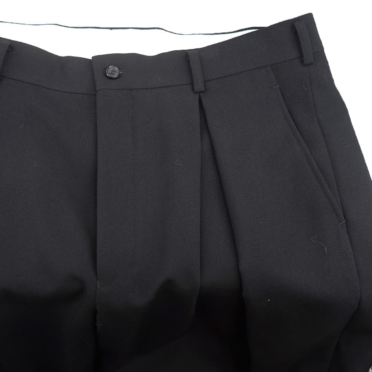 COMME des GARCONS HOMME PLUS 25AW ウールギャバボックスプリーツパンツ タック スラックス 古着・中古-6枚目のアイテム画像