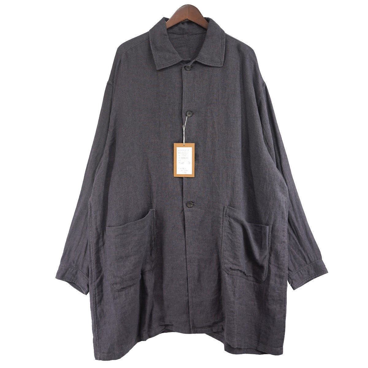 COLINA Atelier Shirts リネンラミー アトリエ シャツ コート 古着・中古-1枚目のアイテム画像