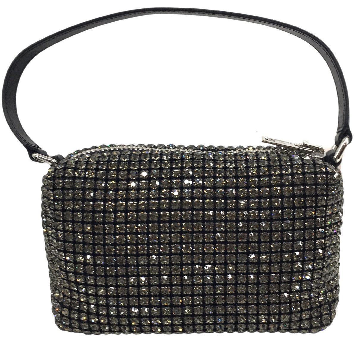 ALEXANDER WANG HEIRESS MEDIUM POUCHロゴ ラインストーン メッシュ