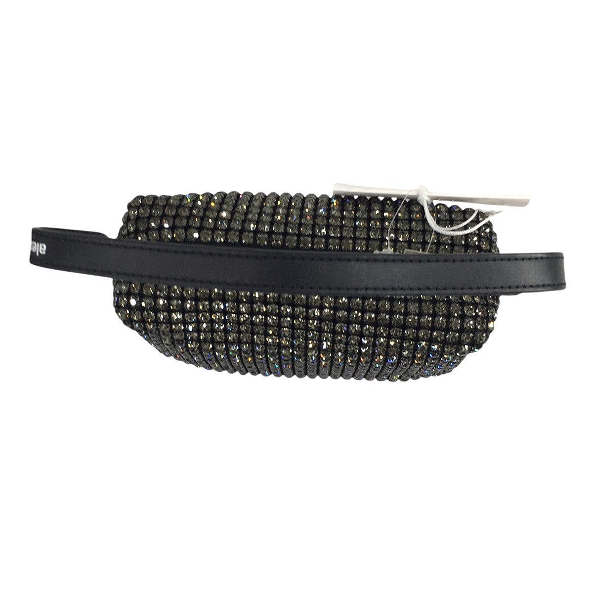 ALEXANDER WANG HEIRESS MEDIUM POUCHロゴ ラインストーン メッシュ ポーチ ミニ ハンドバッグ 鞄 古着・中古-6枚目のアイテム画像