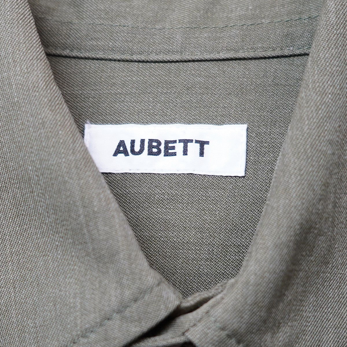 AUBETT 22SS MELANGE WOOL GABARDINE COACH JACKETハイツイスト メランジウール ギャバジン コーチジャケット シャツジャケット 古着・中古-4枚目のアイテム画像