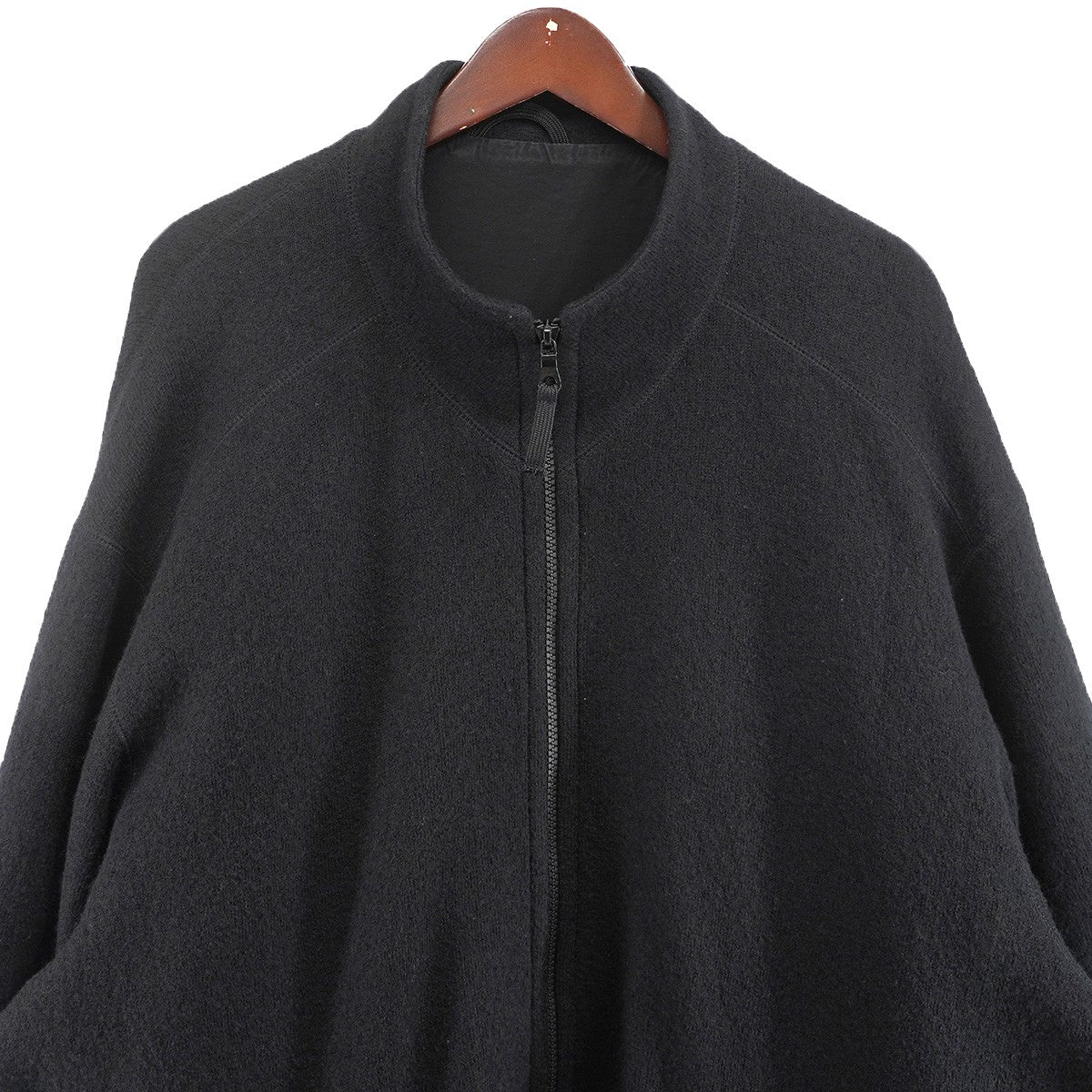 25AW ssstein john 別注 W／C FLEECE JACKETウールコットン フリース オーバーサイズ ジャケット ブルゾン