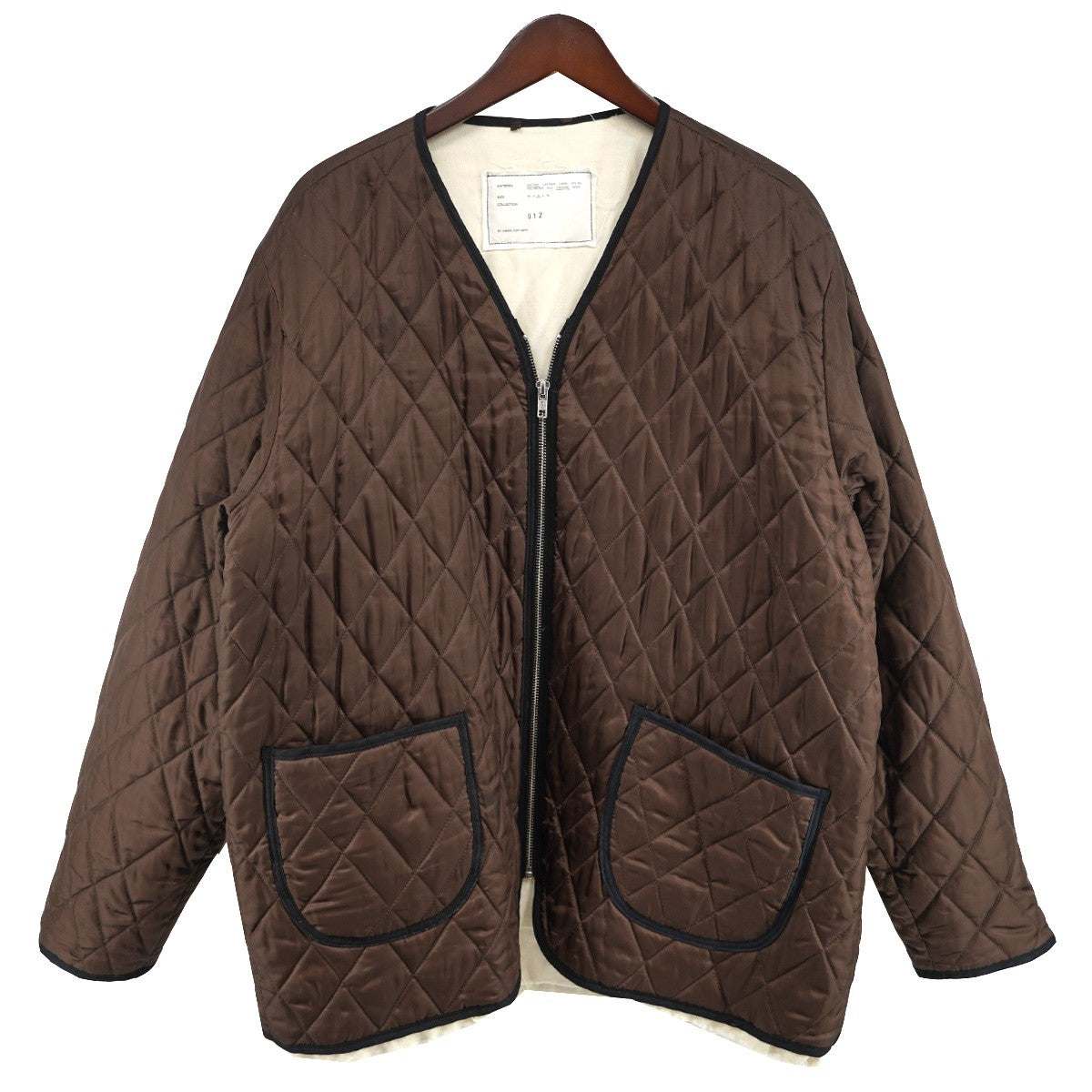 QUILTED LINING JACKET 裾切りっ放し加工 キルテッド キルティング ジャケット