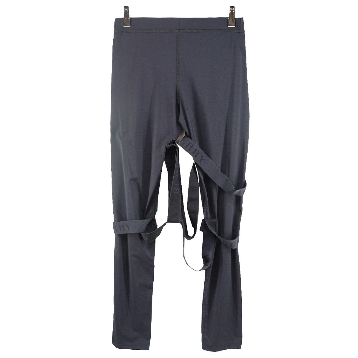 19SS Strap Detail Stretch Jersey Footed Leggings リカルド期パンク ラグジュアリー ジャカードロゴ ストラップ レギンス ストレッチ スキニー パンツ