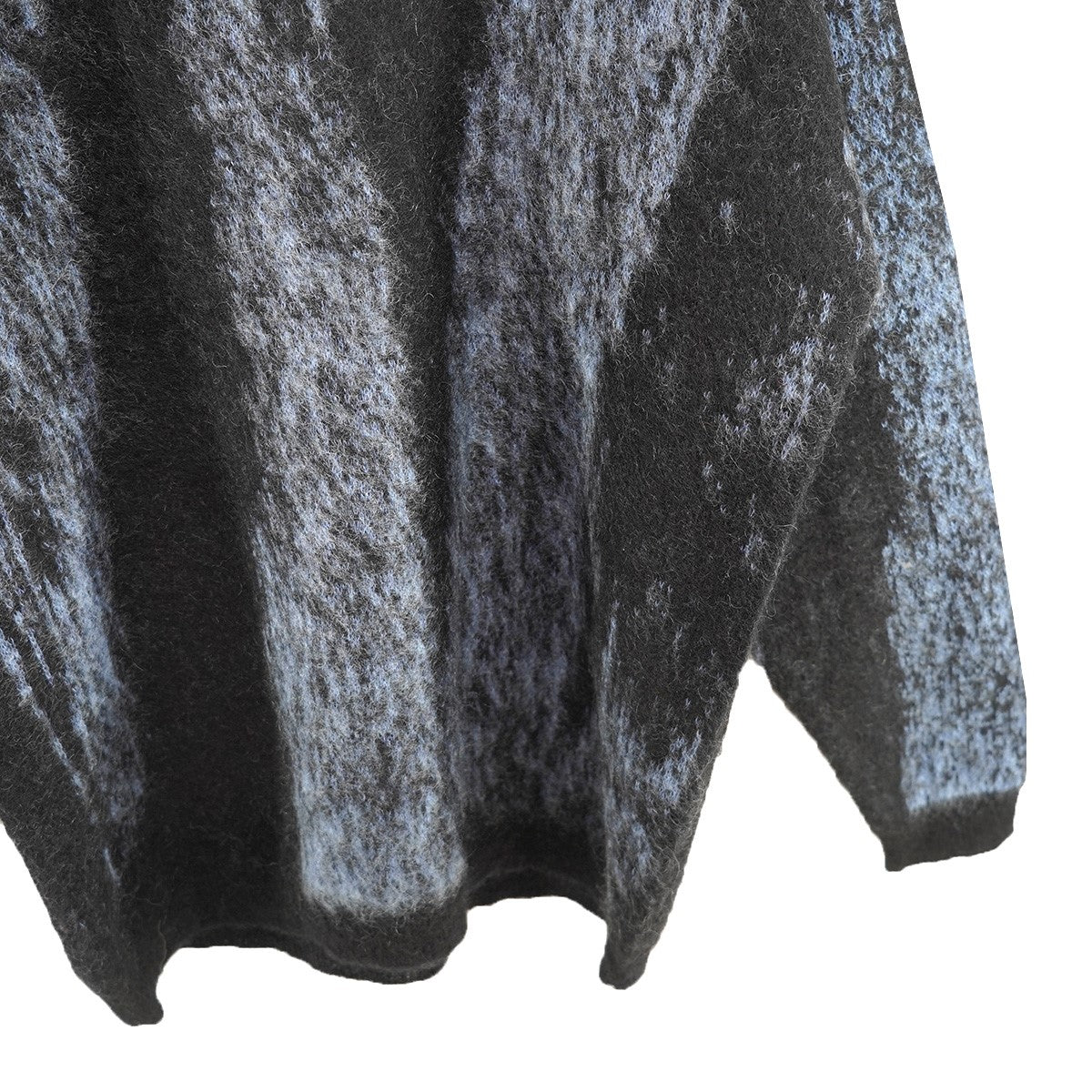 YOKE(ヨーク) 24AW JACQUARD MOHAIR SWEATER #BLUEジャガード モヘヤ