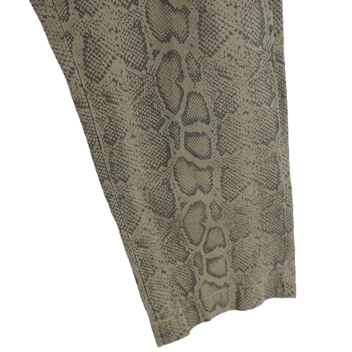 24SS Snake Print Chino Pant Oliveロゴ チノパンツ スネーク オリーブ チノパン