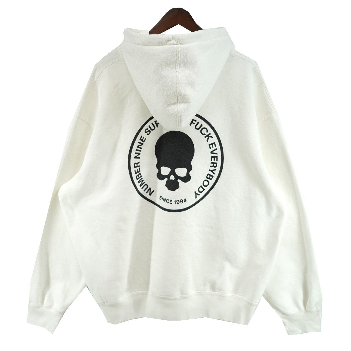 Supreme×NUMBER (N)INE 25AW Number (N)ine Hooded Sweatshirtコラボ ロゴ スカル フーデットスウェットシャツ パーカー 古着・中古-1枚目のアイテム画像