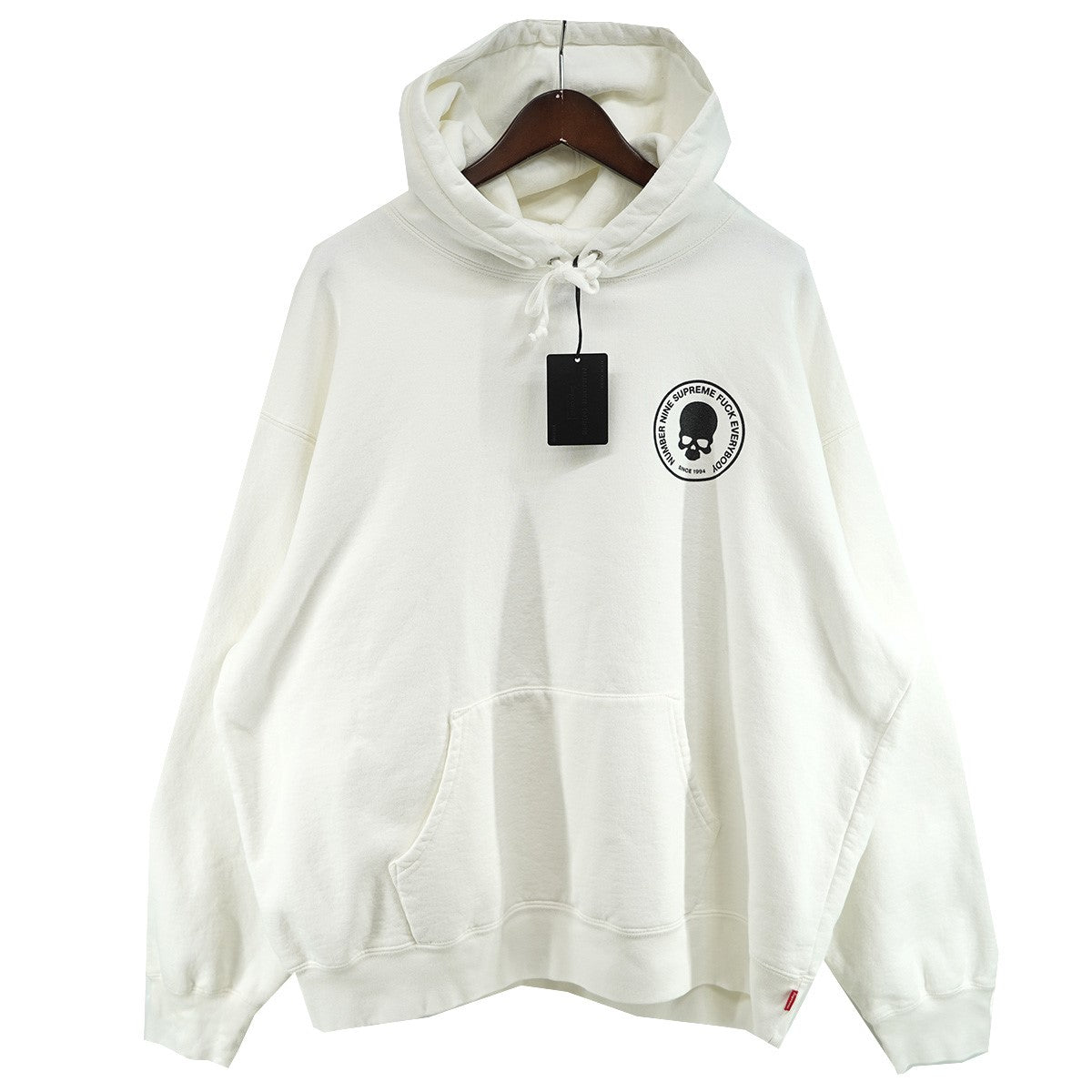 Supreme×NUMBER (N)INE 25AW Number (N)ine Hooded Sweatshirtコラボ ロゴ スカル フーデットスウェットシャツ パーカー 古着・中古-2枚目のアイテム画像
