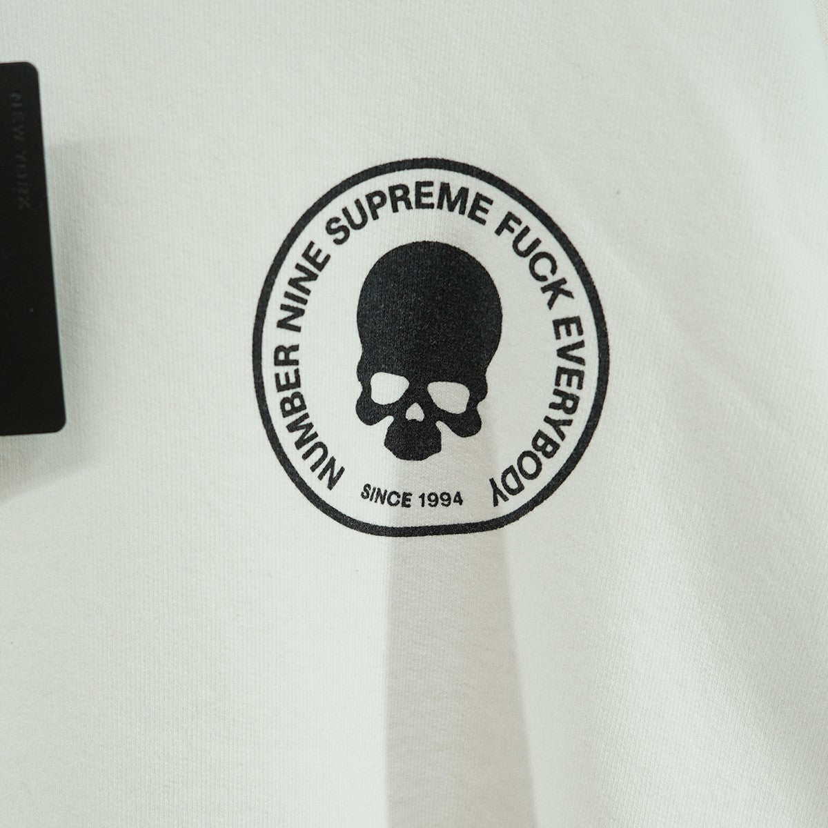 Supreme×NUMBER (N)INE 25AW Number (N)ine Hooded Sweatshirtコラボ ロゴ スカル フーデットスウェットシャツ パーカー 古着・中古-4枚目のアイテム画像