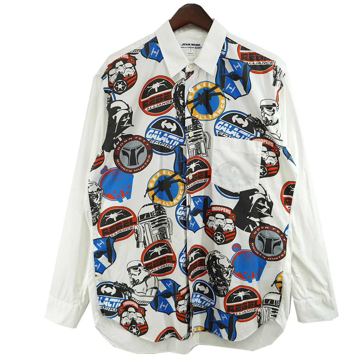 COMME des GARCONSSHIRTコラボスターウォーズシャツ COMME des GARCONS SHIRT(コムデギャルソンシャツ) STAR WARS スター