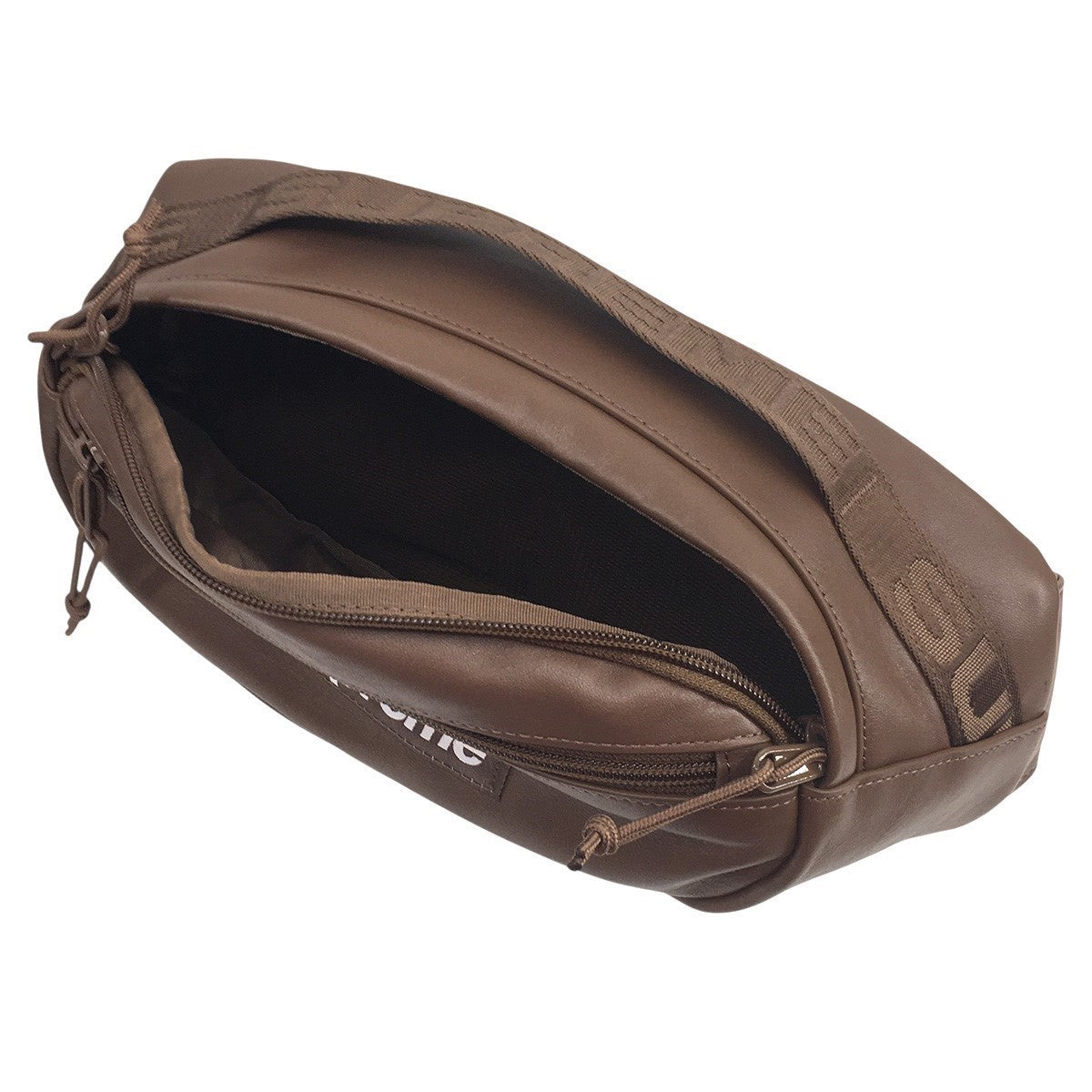 24AW Leather Waist Bag ボックスロゴ レザー ウエスト バッグ 鞄