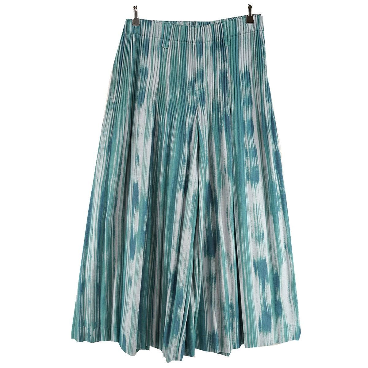 HOMME PLISSE ISSEY MIYAKE 26SS BRUSHSTROKE STRIPEブラッシュストローク ストライプ プリーツ ワイド イージー パンツ 古着・中古-1枚目のアイテム画像