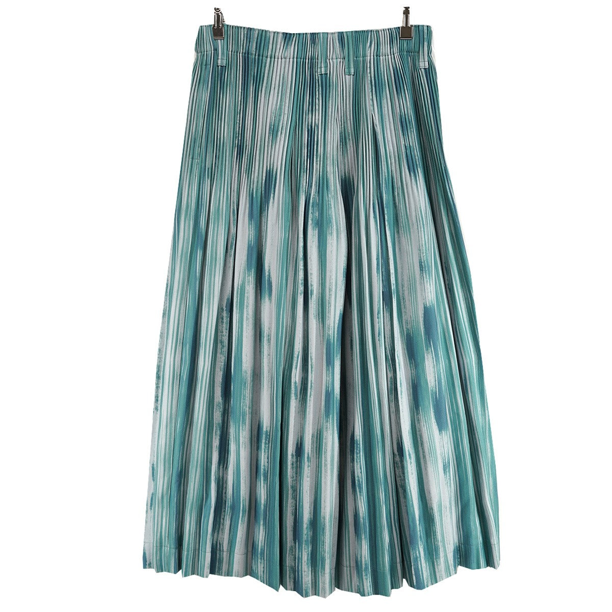 HOMME PLISSE ISSEY MIYAKE 26SS BRUSHSTROKE STRIPEブラッシュストローク ストライプ プリーツ ワイド イージー パンツ 古着・中古-2枚目のアイテム画像
