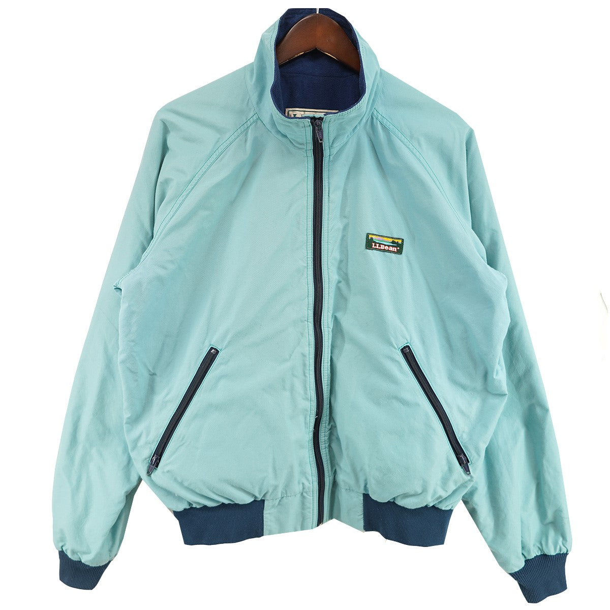 L．L．Bean (Vintage) Vintage ロゴ ナイロン トラック ジャケット 古着・中古-1枚目のアイテム画像