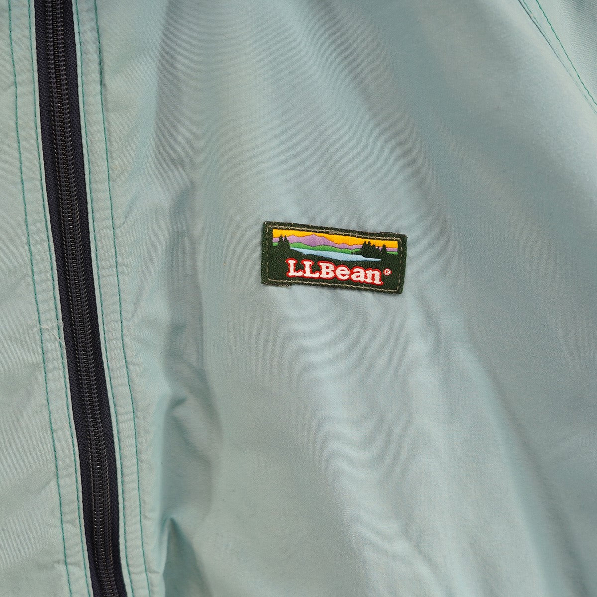 L．L．Bean (Vintage) Vintage ロゴ ナイロン トラック ジャケット 古着・中古-3枚目のアイテム画像