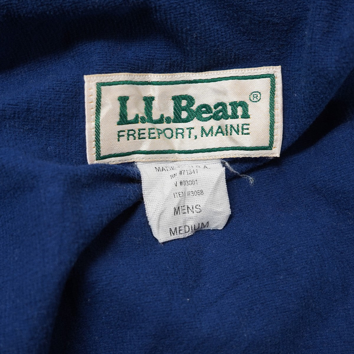 L．L．Bean (Vintage) Vintage ロゴ ナイロン トラック ジャケット 古着・中古-7枚目のアイテム画像