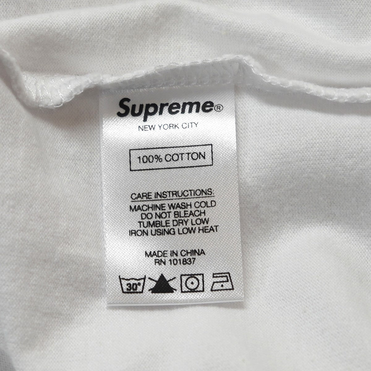 Supreme 19AW University S／S Topユニバ―シティ エスエス トップ 裾ロゴTシャツ 古着・中古-5枚目のアイテム画像