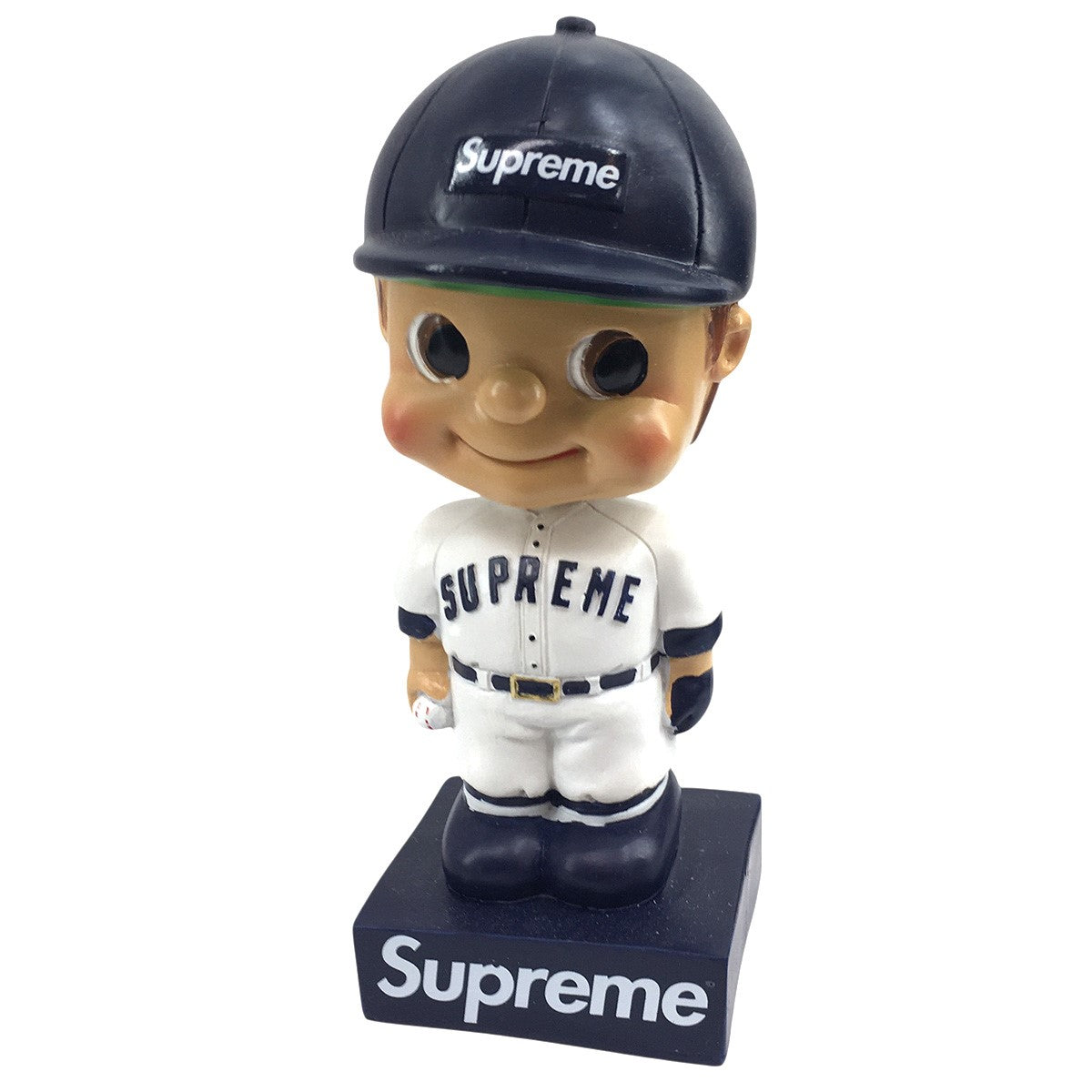 Supreme 23SS Bobblehead Blueロゴ シュプリーム ボブルヘッド ブルー フィギュア トイ インテリア 古着・中古-1枚目のアイテム画像