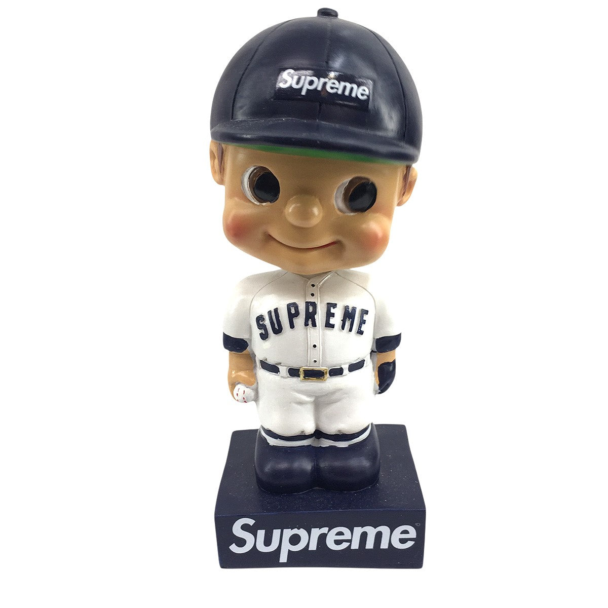 Supreme 23SS Bobblehead Blueロゴ シュプリーム ボブルヘッド ブルー フィギュア トイ インテリア 古着・中古-2枚目のアイテム画像