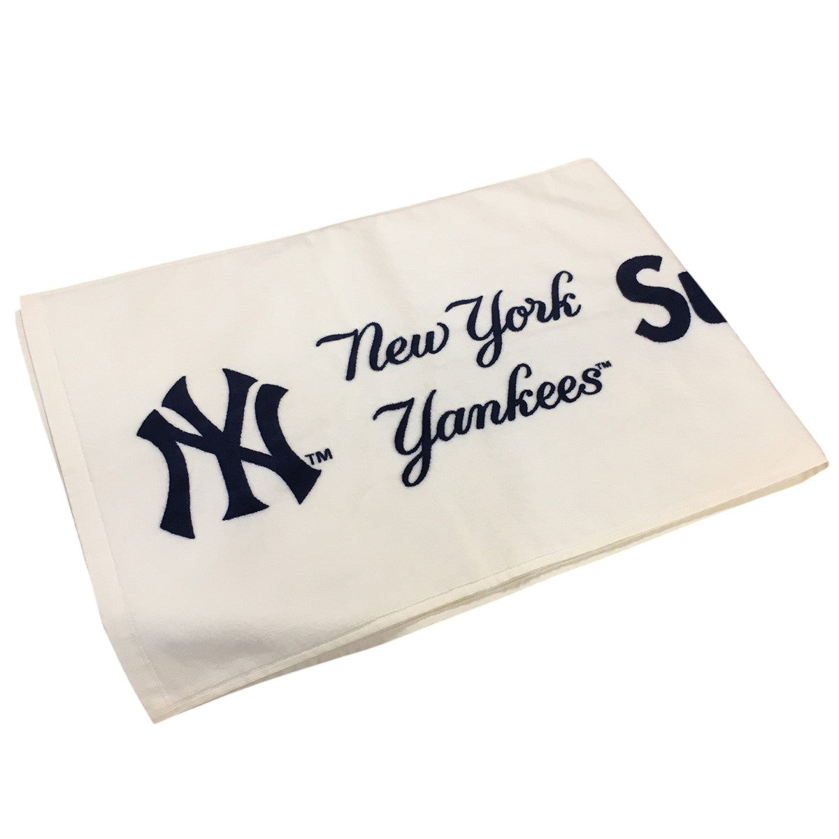 Supreme 15SS ×New York Yankees Hand Towelニューヨークヤンキース ロゴ ハンドタオル 古着・中古-2枚目のアイテム画像