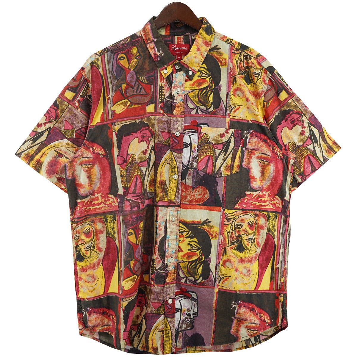 Supreme 14SS Cubist S／S Shirtキュビスト キュビズム 半袖 ピカソ シャツ 古着・中古-1枚目のアイテム画像