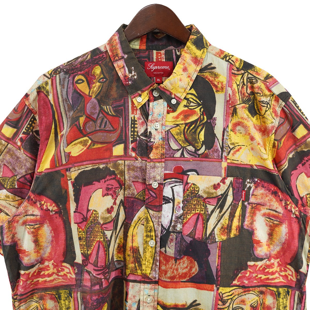 Supreme 14SS Cubist S／S Shirtキュビスト キュビズム 半袖 ピカソ シャツ 古着・中古-2枚目のアイテム画像