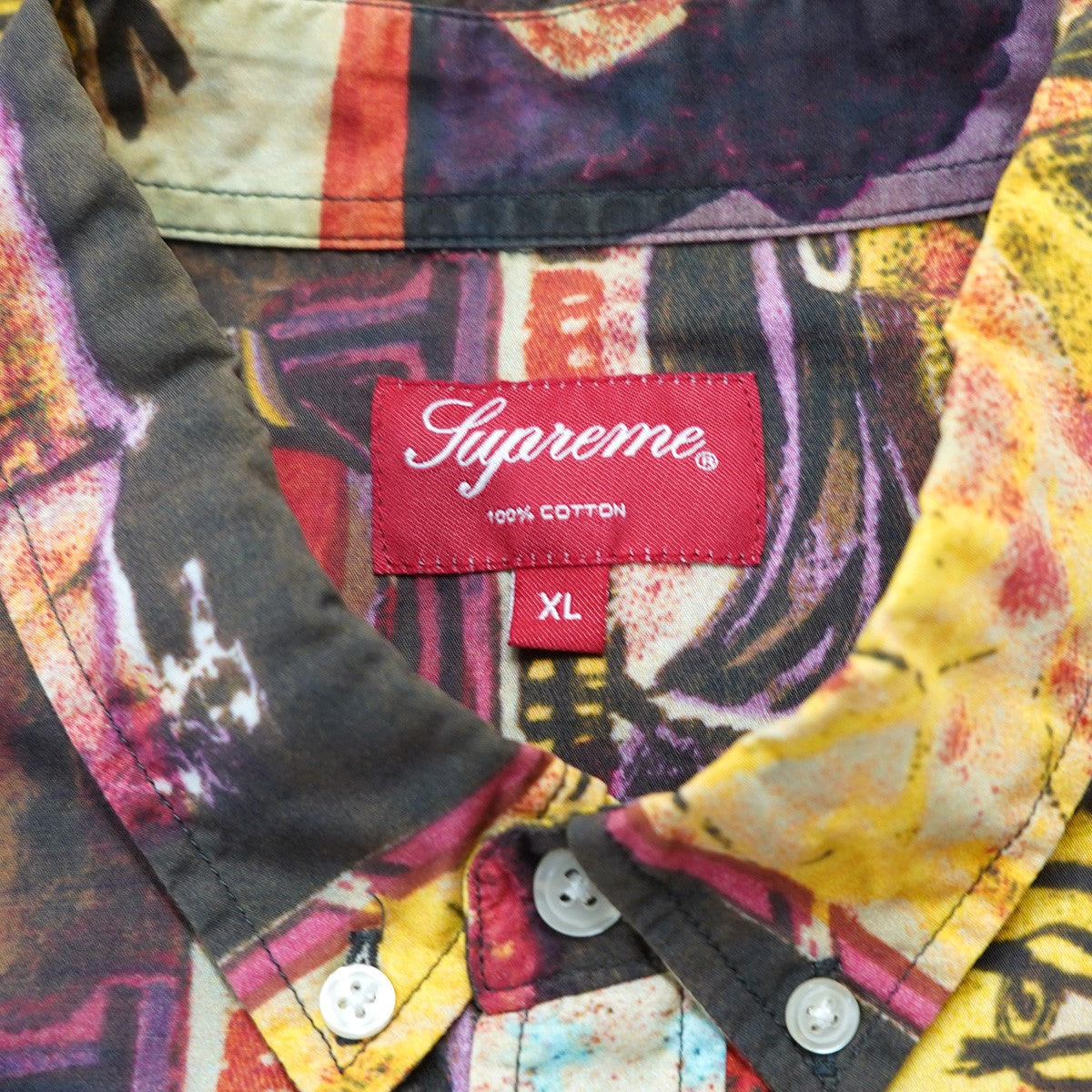 Supreme 14SS Cubist S／S Shirtキュビスト キュビズム 半袖 ピカソ シャツ 古着・中古-5枚目のアイテム画像