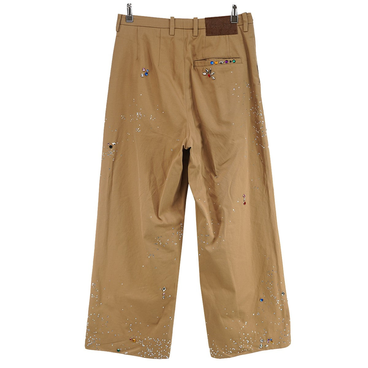 MASU 25AW GALAXY STRAIGHT TROUSERSギャラクシー ラインストーン スタッズ トラウザース パンツ 古着・中古-4枚目のアイテム画像