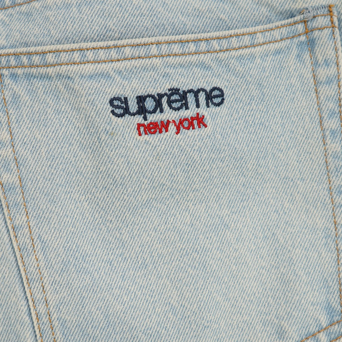 Supreme 24SS Baggy Jeanワイド バック クラシック ロゴ バギー ジーン デニム パンツ 古着・中古-2枚目のアイテム画像