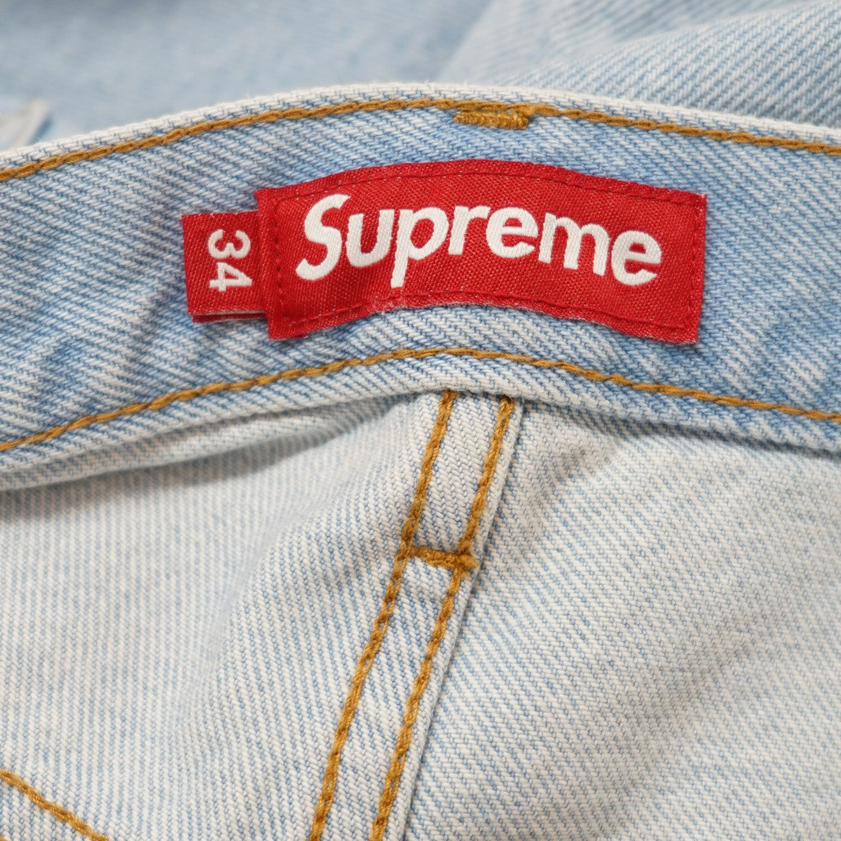 Supreme 24SS Baggy Jeanワイド バック クラシック ロゴ バギー ジーン デニム パンツ 古着・中古-5枚目のアイテム画像