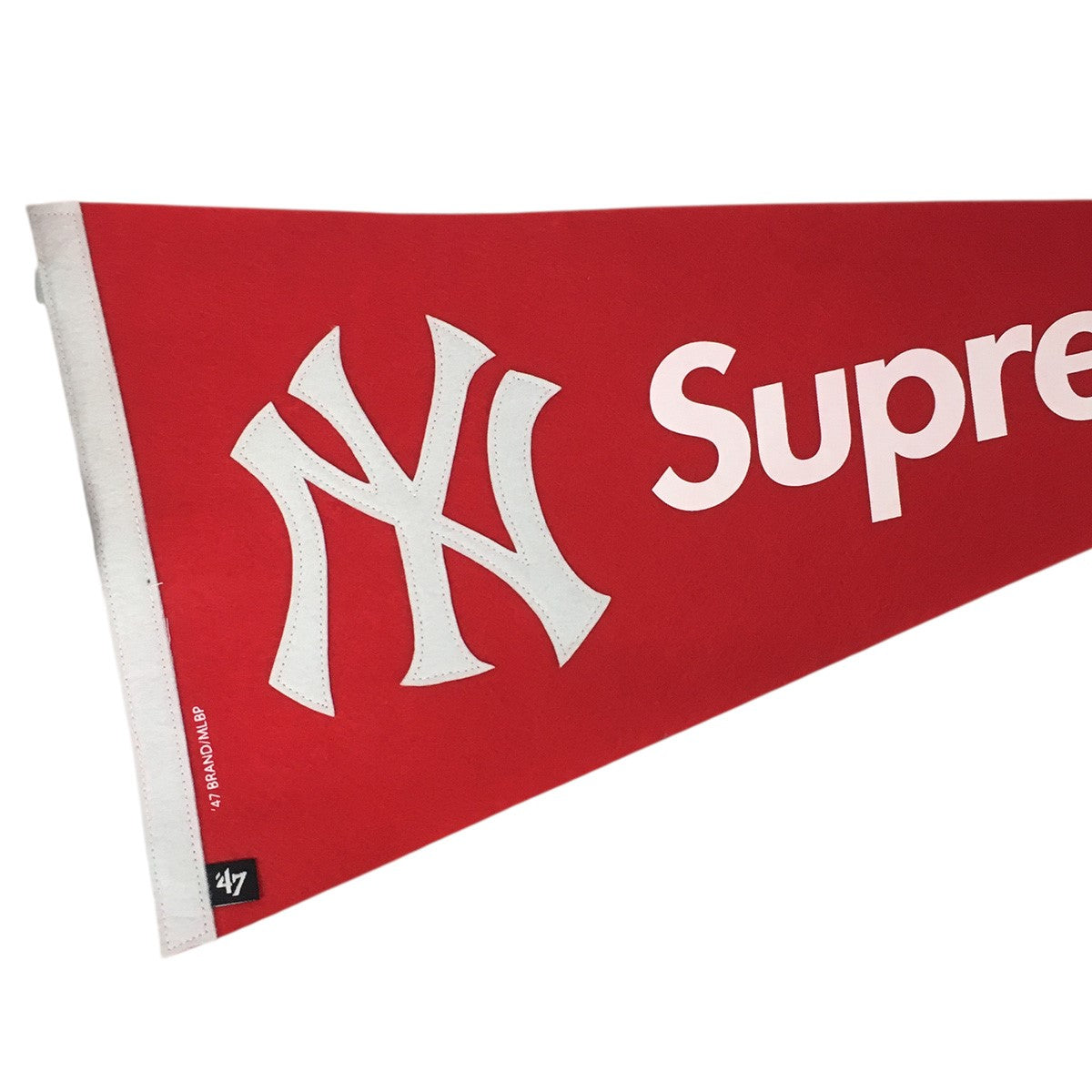 Supreme 15SS New York Yankees／Supreme／’47 Brand Yankees Pennantニューヨーク ヤンキース ロゴ ペナント 古着・中古-2枚目のアイテム画像