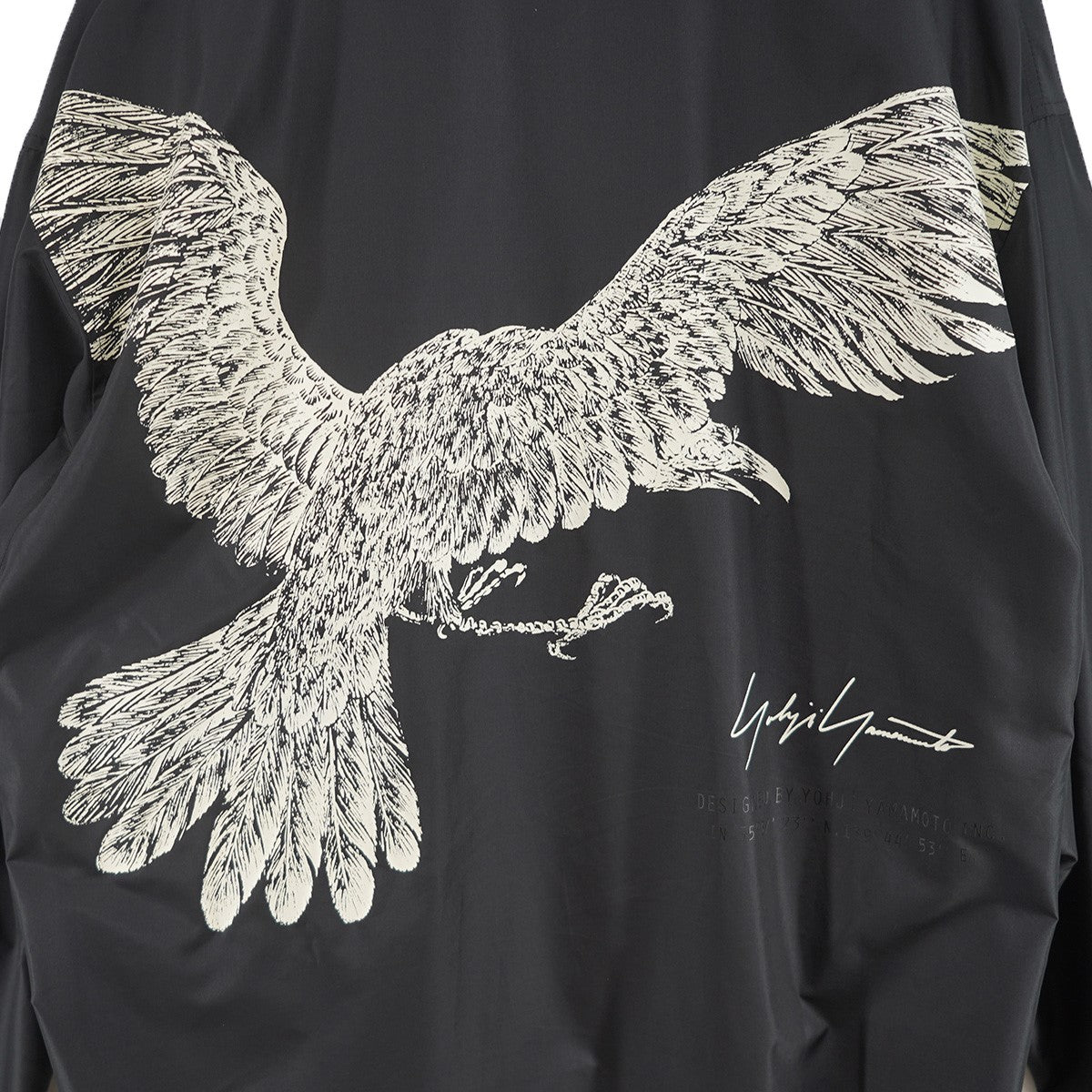 ヨウジ ヤマモト New Era CROW PRINT コーチジャケット　鷲 Yohji Yamamoto pour homme×New Era 22SS NEW ERA CROW PRINT COACH