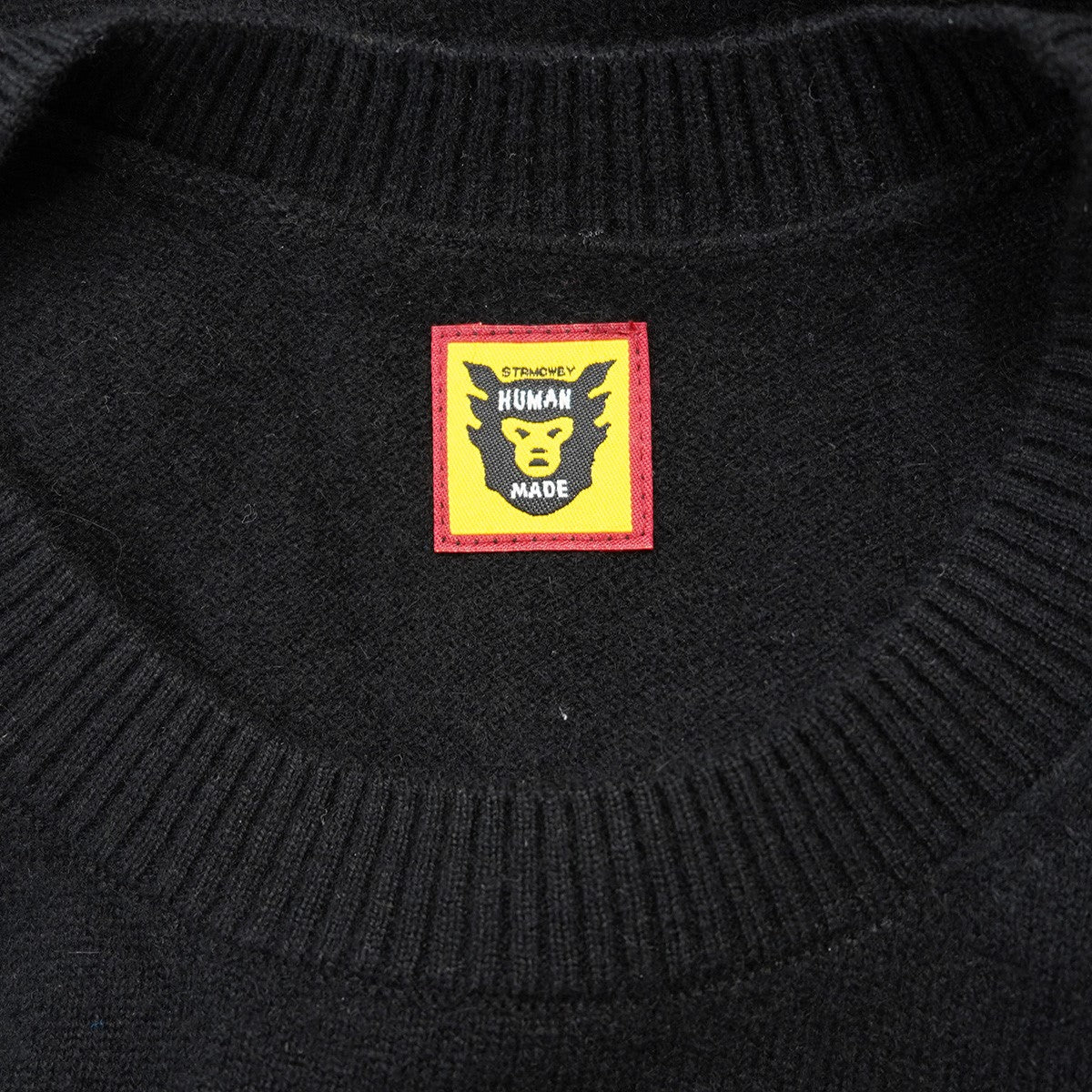 HUMAN MADE KAWS Made Knit Sweaterカシミヤ ロゴ カウズ メイド ニット セーター 古着・中古-4枚目のアイテム画像