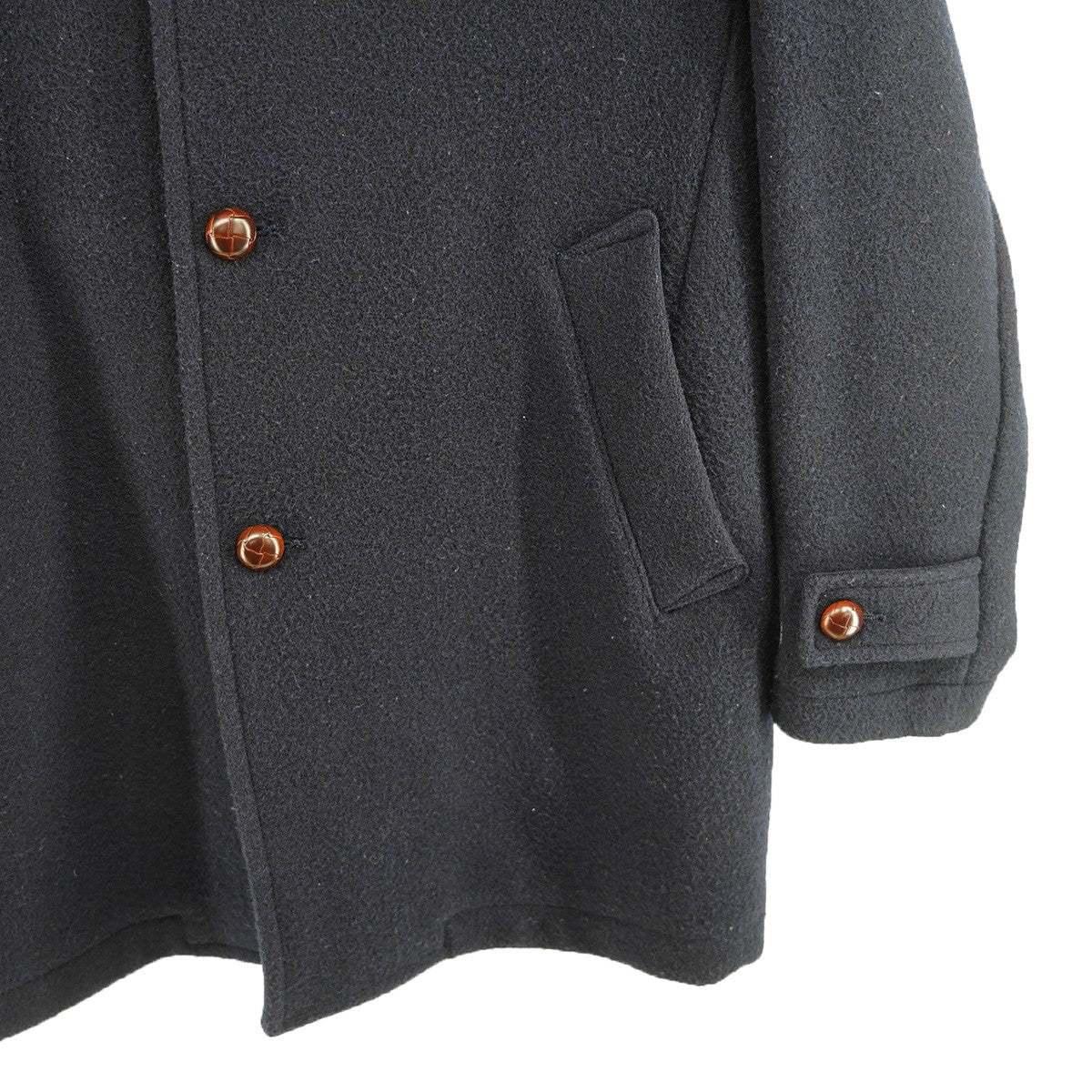 DANTON ダントン ウールモッサ コート ジャケット 42 大きいサイズ DANTON(ダントン) 最終価格 ロゴ ウールモッサ シングルコート JD-8534