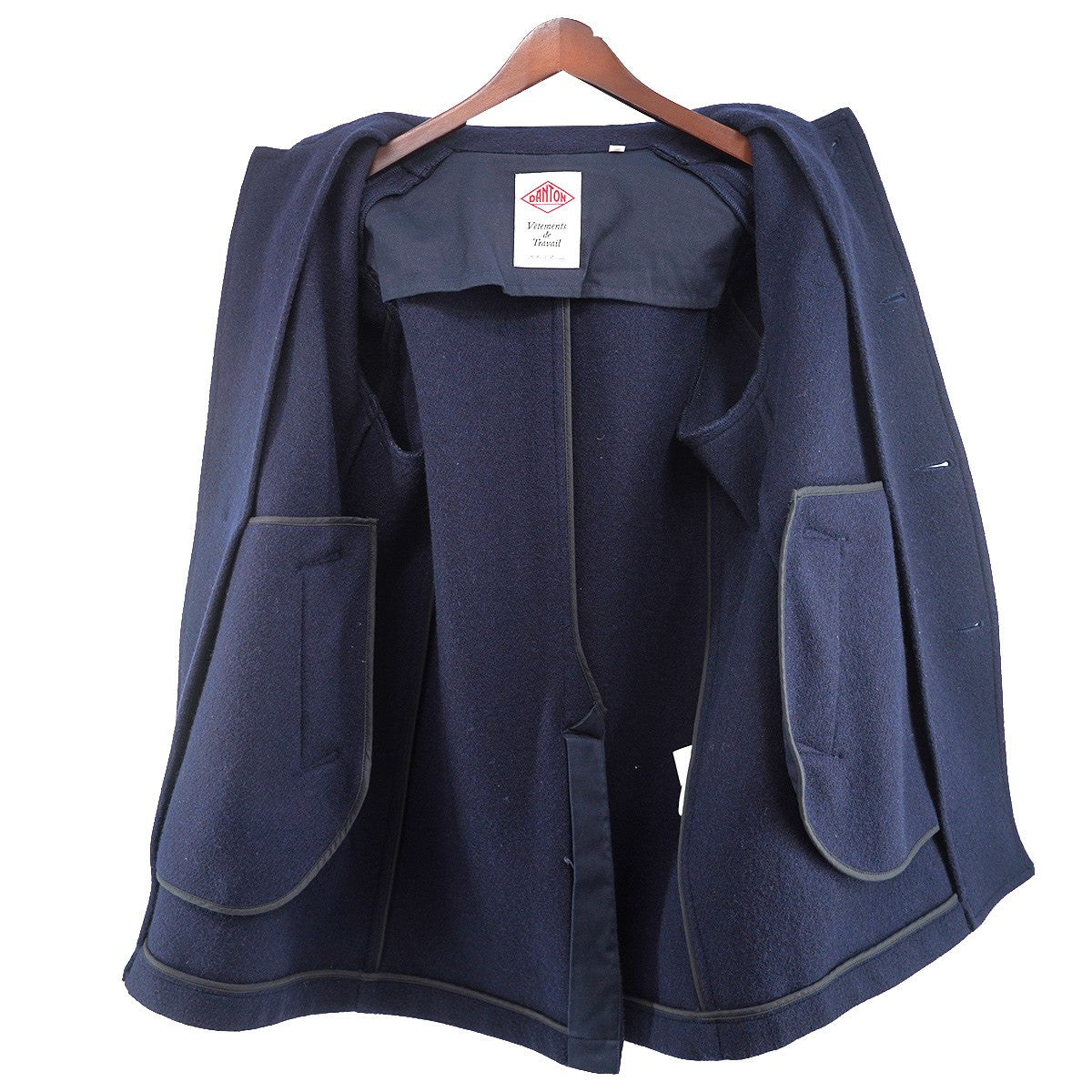 DANTON(ダントン) 最終価格 ロゴ ウールモッサ シングルコート JD-8534