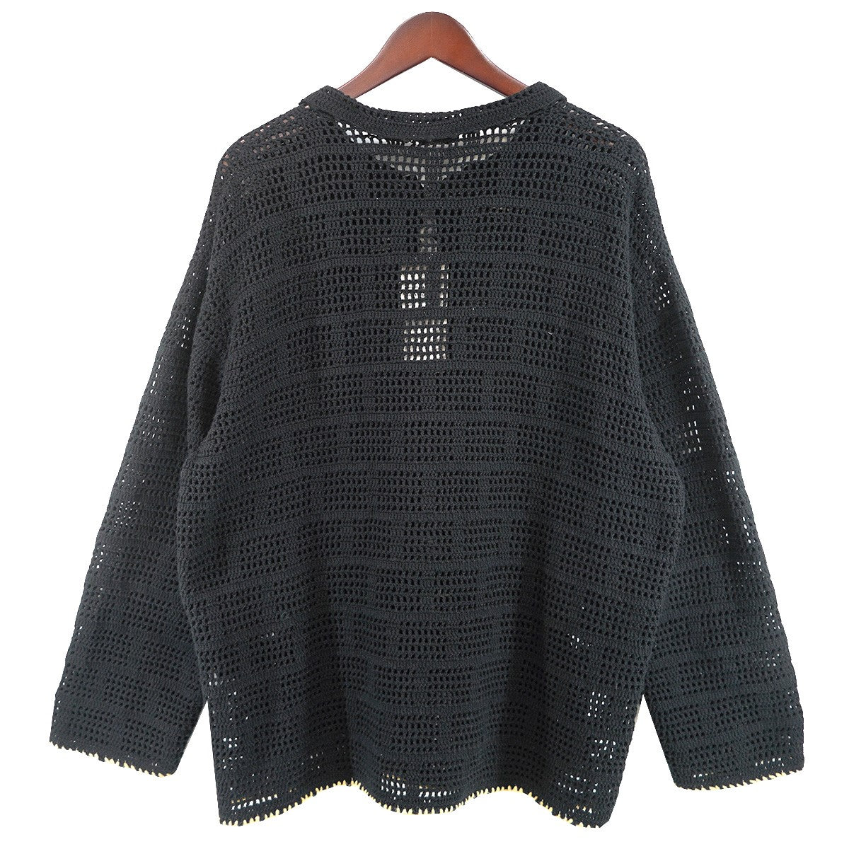MAATEE＆SONS 25SS Hand knit ハンド ニット シャツ ジャケット 古着・中古-3枚目のアイテム画像