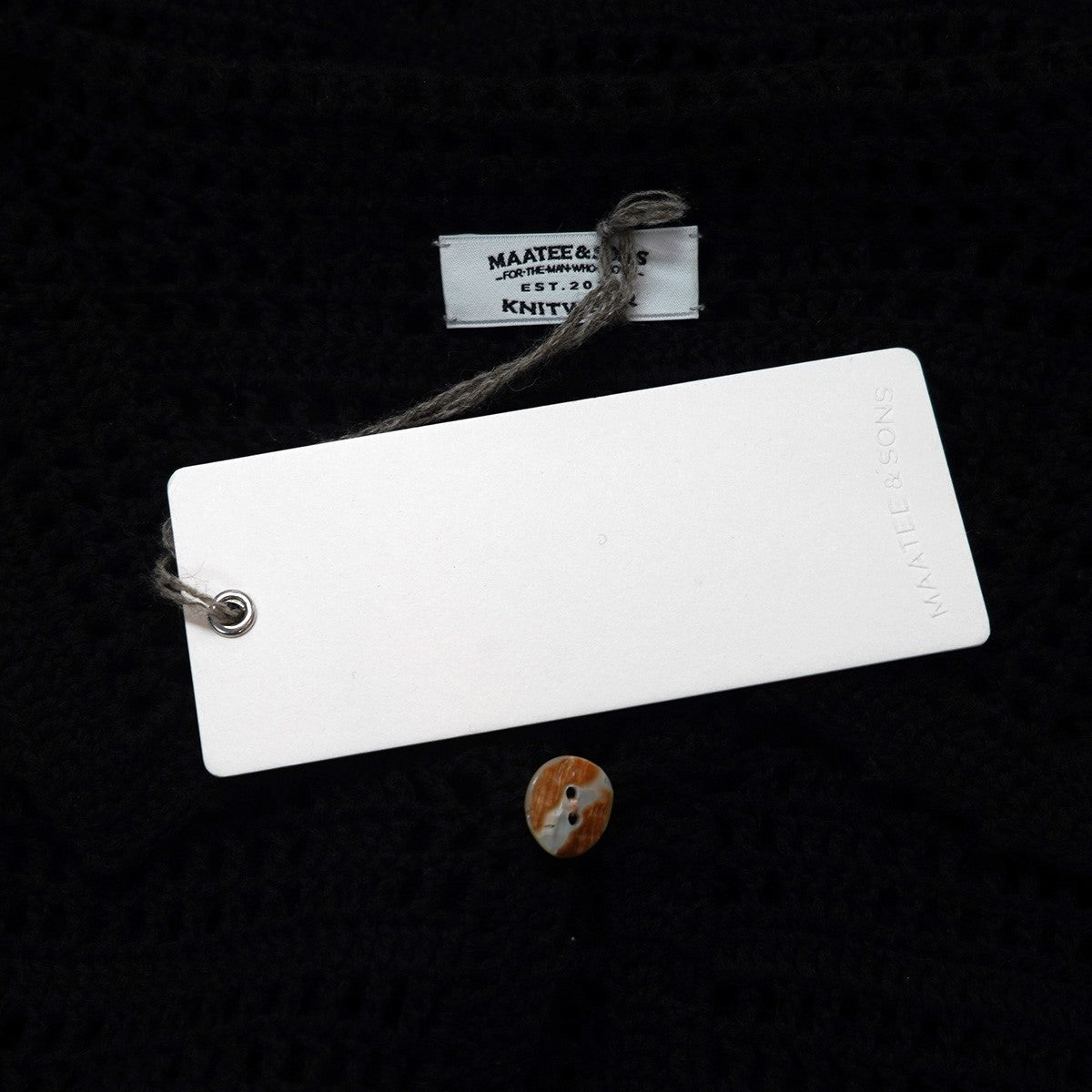MAATEE＆SONS 25SS Hand knit ハンド ニット シャツ ジャケット 古着・中古-5枚目のアイテム画像