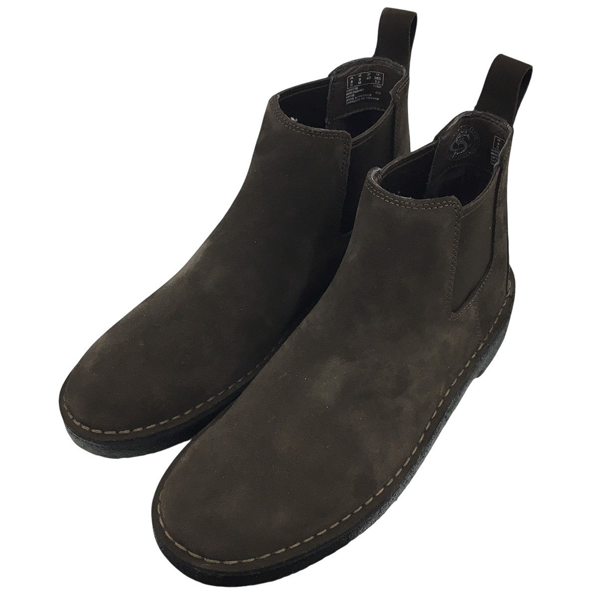 CLARKS Desert Chelsea ／ デザートチェルシー （ダークブラウンスエード）スウェード サイドゴア ブーツ シューズ 靴 古着・中古-3枚目のアイテム画像