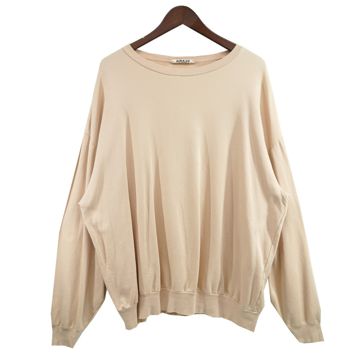 AURALEE(オーラリー) ELASTIC HIGH GAUGE SWEAT P／O - Light Pinkエラ