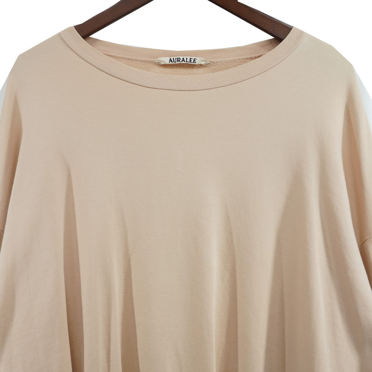 AURALEE(オーラリー) ELASTIC HIGH GAUGE SWEAT P／O - Light Pinkエラ