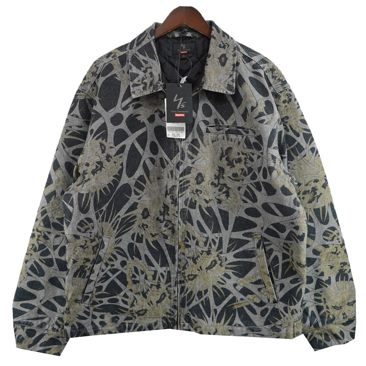 Supreme×Y’s YOHJI YAMAMOTO 25AW Y’s by Yohji Yamamoto Denim Work Jacketロゴ スカル ワイズバイヨウジヤマモト デニム ワーク ジャケット 古着・中古-1枚目のアイテム画像
