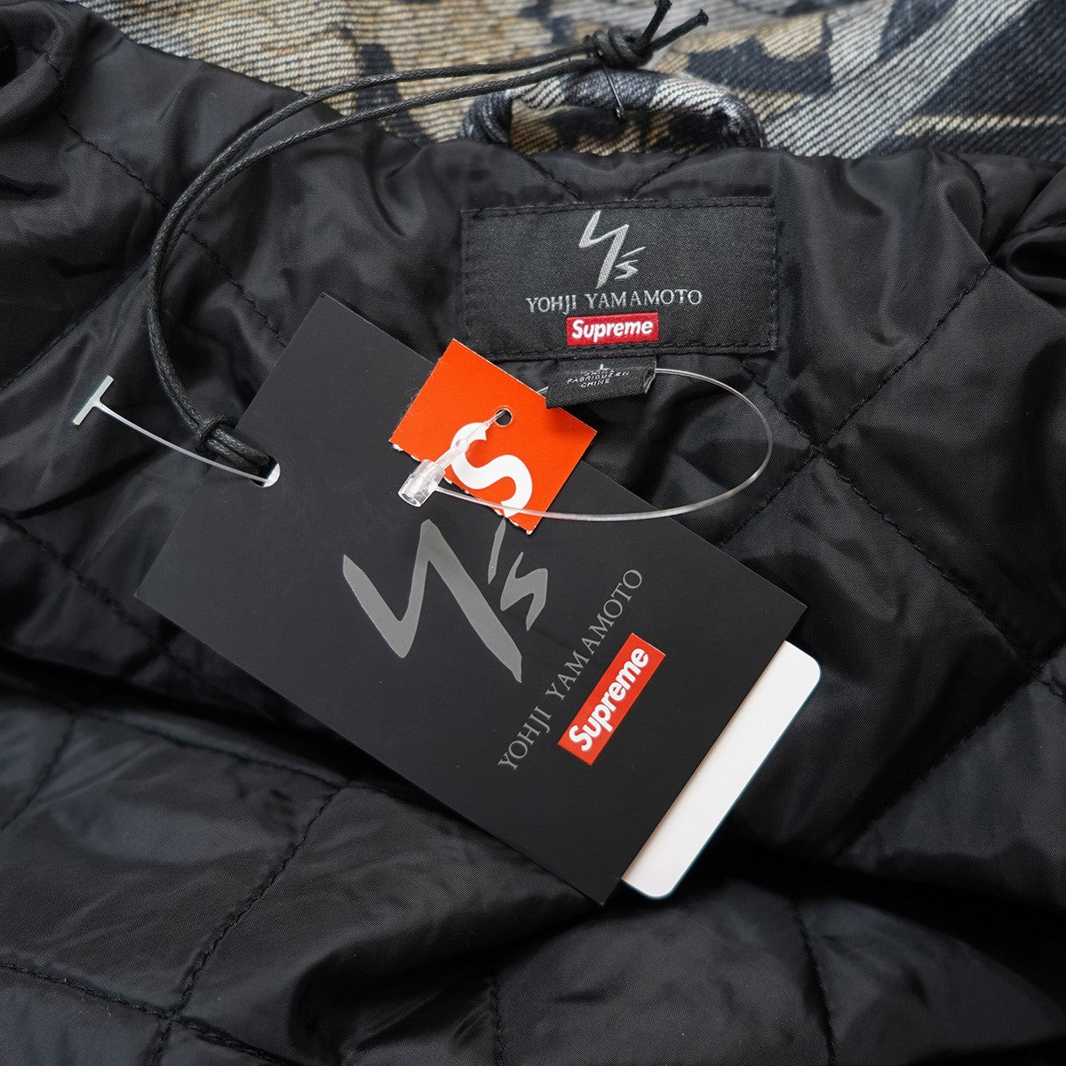 Supreme×Y’s YOHJI YAMAMOTO 25AW Y’s by Yohji Yamamoto Denim Work Jacketロゴ スカル ワイズバイヨウジヤマモト デニム ワーク ジャケット 古着・中古-7枚目のアイテム画像