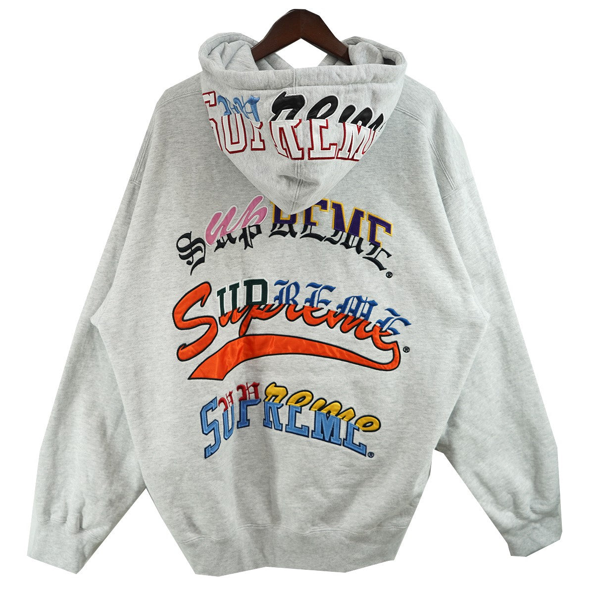 Supreme 25AW Multi Logos Hooded Sweatshirtマルチ バック ロゴ 刺繍 パーカー フーデッドスウェットシャツ 古着・中古-1枚目のアイテム画像